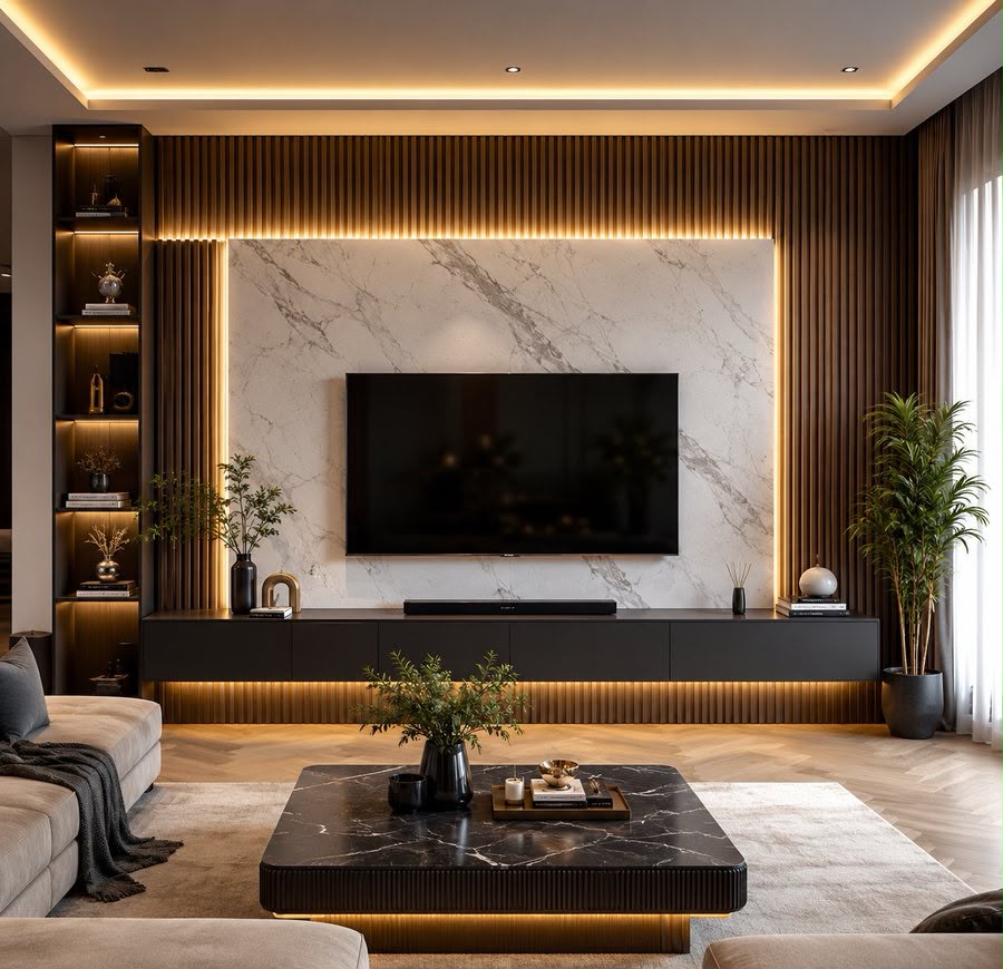 Modern TV wall solutions