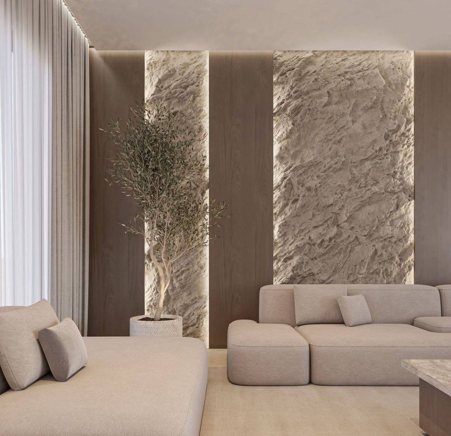 Polyurethane decorative stones