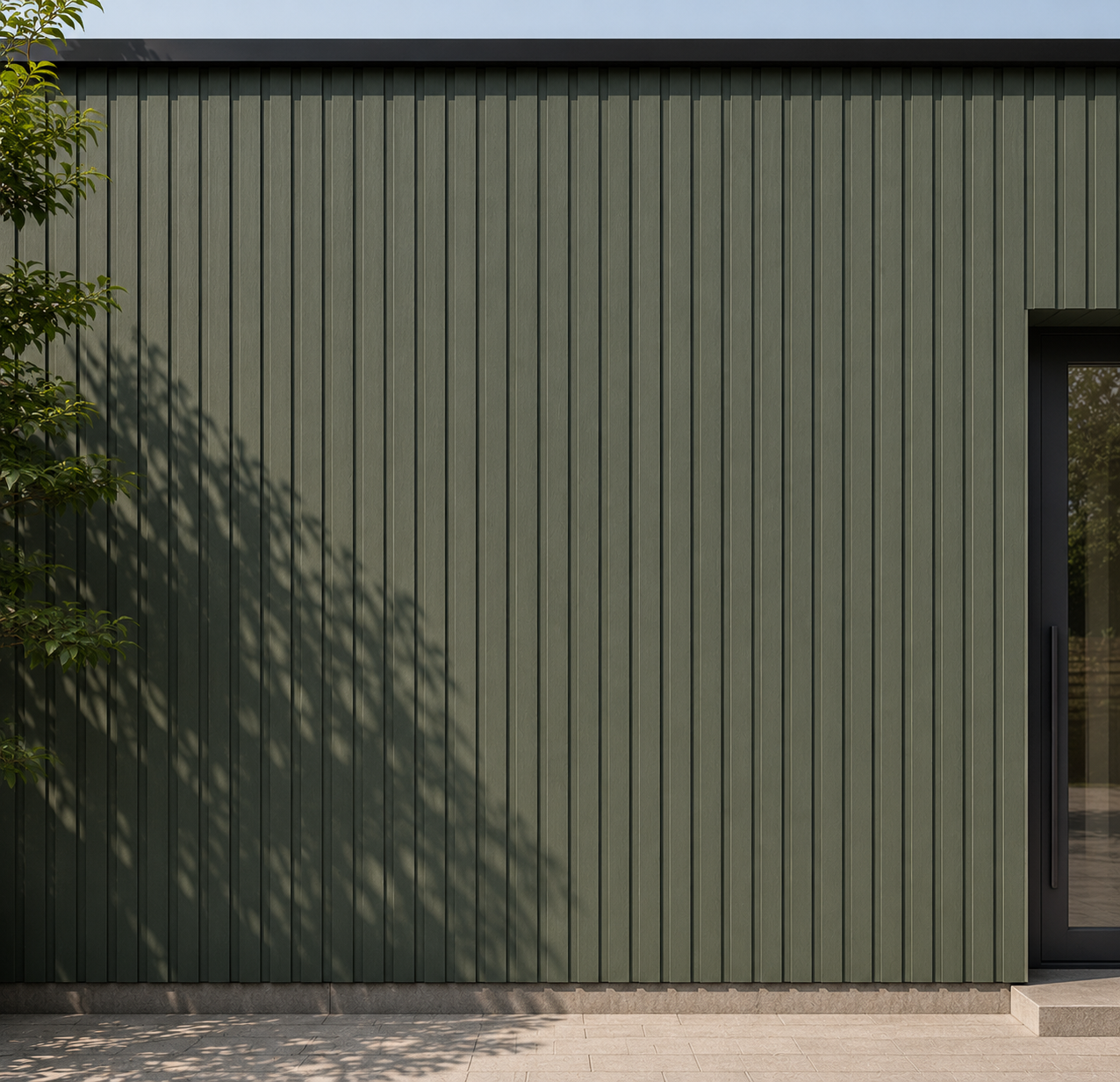 3D exterior cladding panel / grey