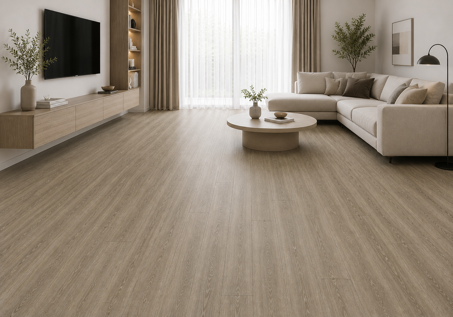 Self-adhesive laminate flooring