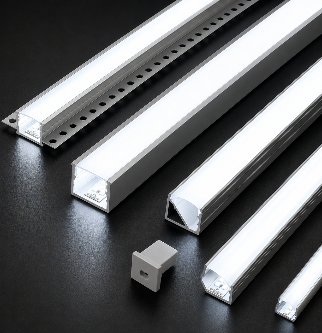 With LED light