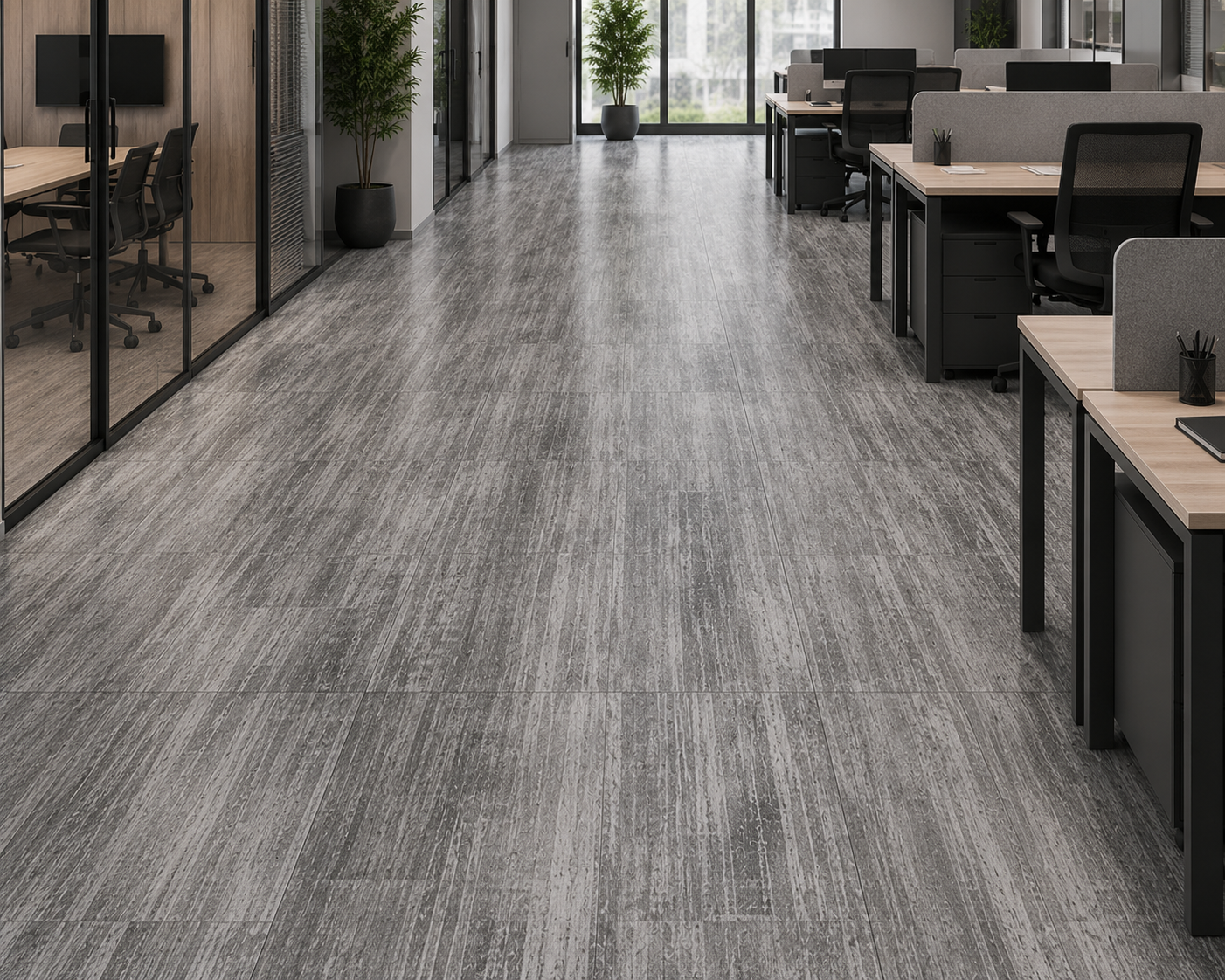 Self-adhesive flooring