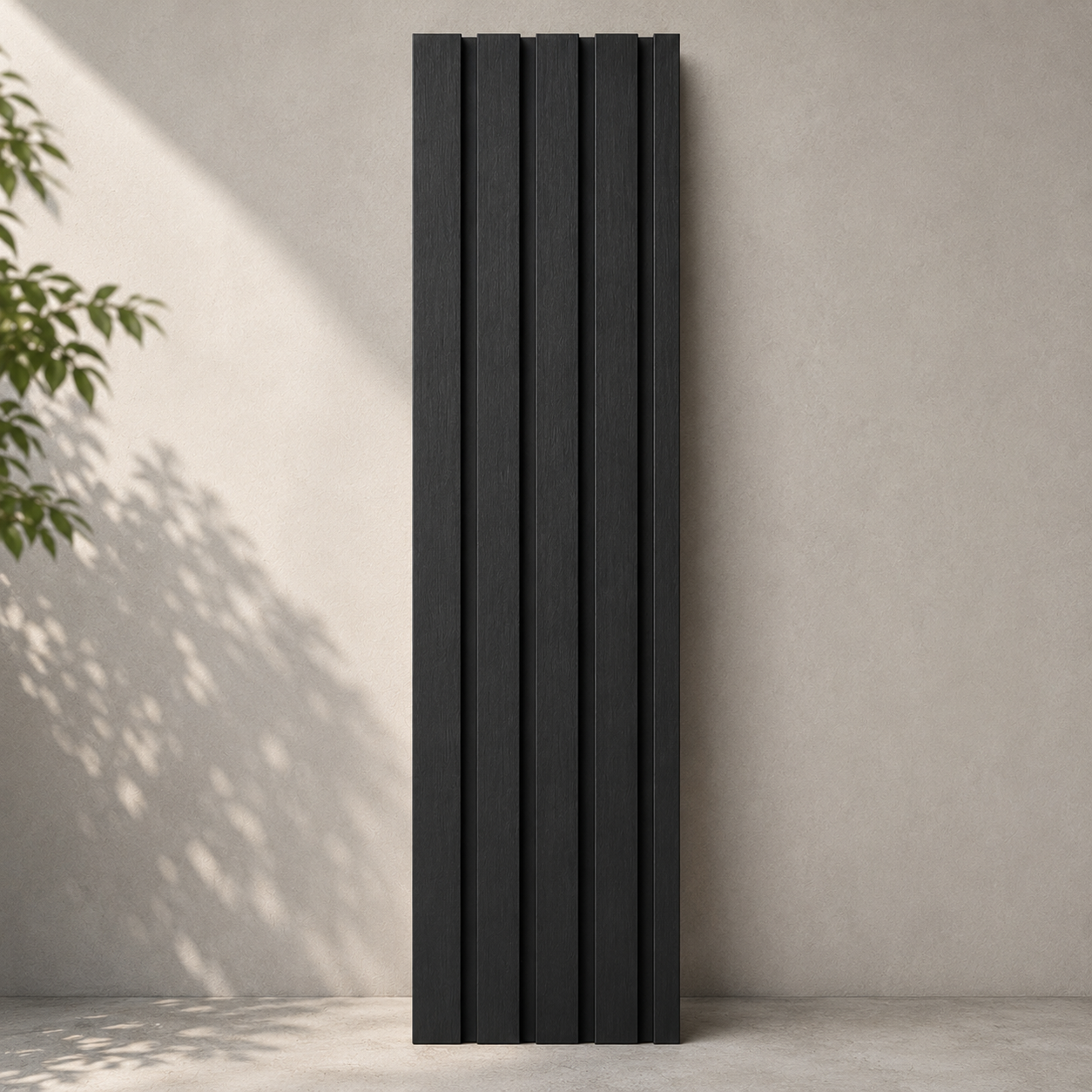 3D exterior cladding panel / black