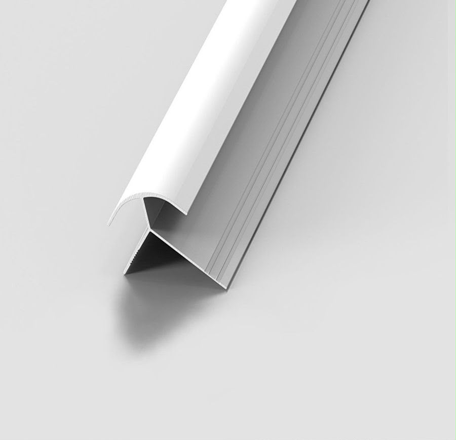Aluminum external corner PVC